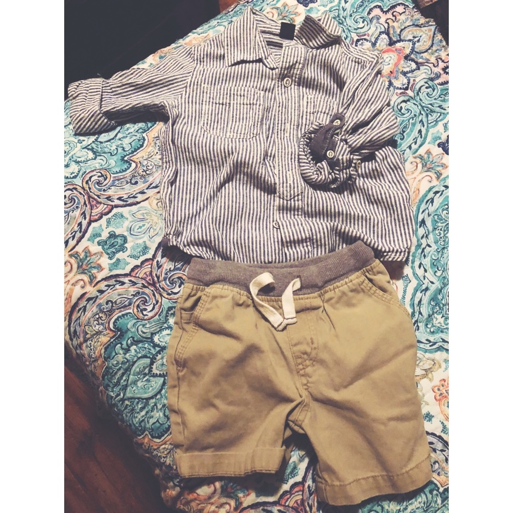 Baby Gap Seersucker Button down